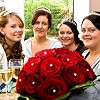 Bride and bridesmaids